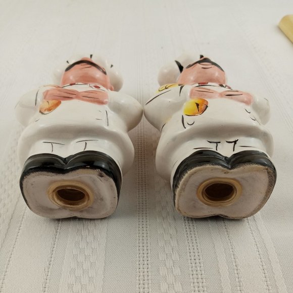 Dena Marie 3-D Ceramic Wall Hanging Bistro Chef and Chef Salt & Pepper Shakers - Picture 8 of 12